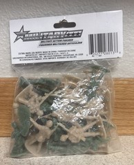 Military Toy Soldier Army Men Action Figures Original Packaging Green/Tan 35 PC