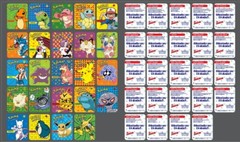 POKEMON ÑAPANCHA FULL SET 24/24 PERU South America Pogs NINTENDO GENGAR PIKACHU