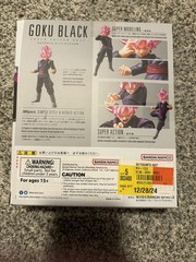 S.H.Figuarts Dragon Ball Super Goku Black Super Saiyan Rose Figure Boxed Age 15+