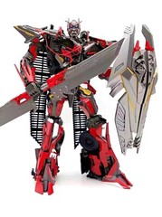 Holiday-Enlarged Version! OV-01 Sentinel Prime Diecast Figure/With LED Eyes Glow