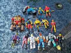 LJN BIONIC SIX 6 COMPLETE SET OF FIGURES KLUNK JACK JD CHOPPER BUNJI REPRO ACC