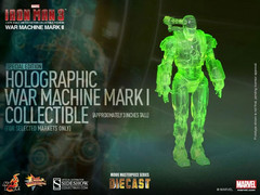 Sealed Hot Toys 1/6 Iron Man 3 Diecast Series WAR MACHINE Mark II MMS 198-D03