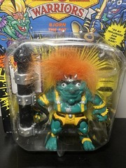 Vintage Troll Warriors Bjorn The Fat 1993 Tyco Action Figure New Orange Hair