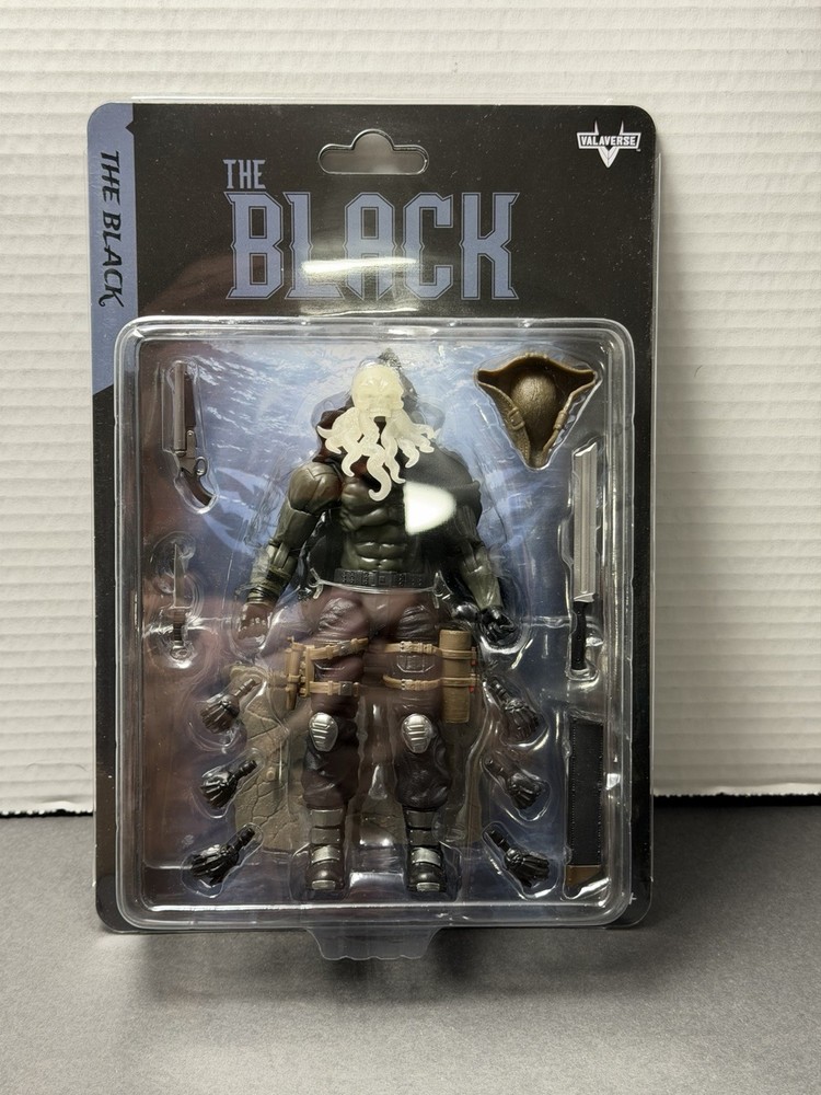 Valaverse The Black Exclusive Chase Variant 1/100 Glow In The Dark Action Force