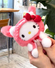 LDCX Lab Sanrio Characters Rabbit Ears Fly Up Series Plush Blind Box Hello Kitty
