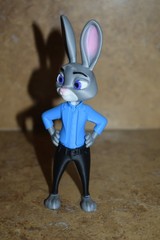OOAK 3D Printed ZOOTOPIA 2 Judy Hopps Nick Wilde Figure figurine statue set
