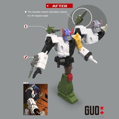 3D Print Shoulder Missile Launcher Arm Cannon Upgrade Kit For NA SPIKE GO BETTER