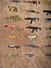 Fortnite Figure Accessories Lot 85 Pc Weapons Back Blings Tools Food Meds Parts