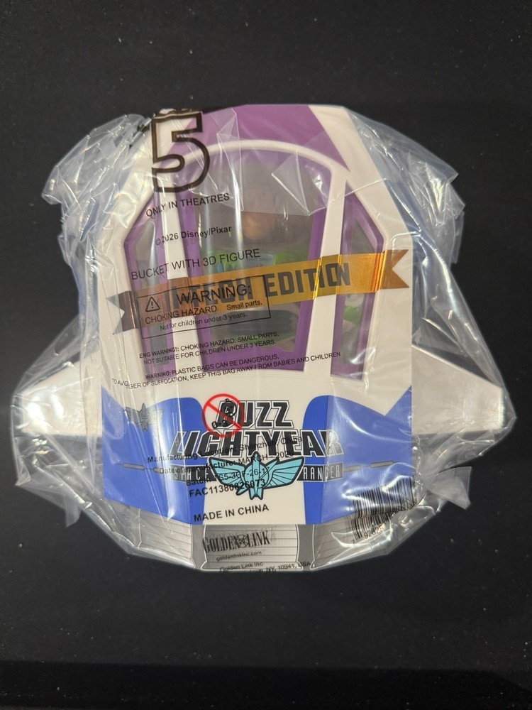 Toy Story 5 Buzz Lightyear Popcorn Bucket – AMC Exclusive