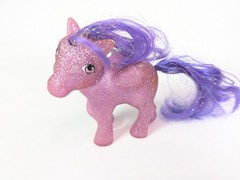 Vintage My Little Pony TWINKLER Sparkle Pegasus Hasbro MLP G1 1984 Purple