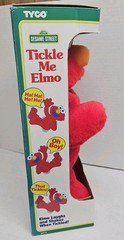 1996 Tyco Tickle Me Elmo Sesame Street Laughs, Shakes When Tickled New