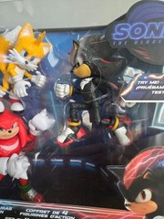JAKKS Pacific Sonic the Hedgehog 3 Movie Action Figures 4-Pack (Lights Up!)