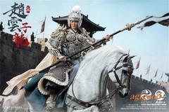 303TOYS x JSTOYS Three Kingdoms Zhao Yun Zilong Horse Figure Model Statue 1/6