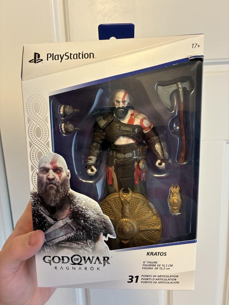 Kratos God of War Ragnarok Figure Sony PlayStation New