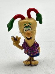 California Raisins Claymation Lot: Lick Broccoli + Rudy Bagaman + Banana White