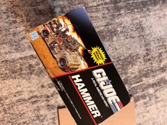 1990 GI Joe HAMMER JEEP 100% COMPLETE. UNBROKEN ANTENNA With BOX