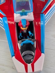 PAW Patrol Air Patroller Rescue Jet w/ Ryder Figure Transforming Aircraft Works