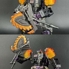 For AOTP Megatronus The Fallen Chain Saw Knife Axe Weapon Upgrade Kits