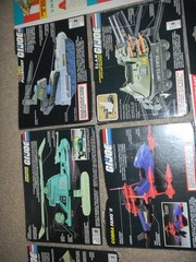 1980s Box File Card Blueprints Lot G.I. GI Joe Cobra Vintage 1990s 3.75 ARAH 80s