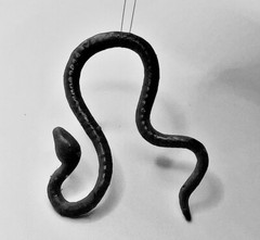Vintage Kenner Star Wars Yoda Replacement Snake 1980 Repro Part Orange Brown