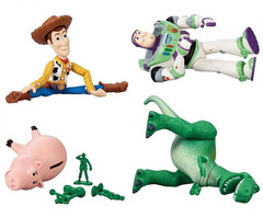 Toy Story Andy is Coming Vol. 2 Tomy Gachapon (Full 4-Set)
