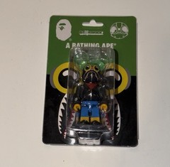 Bearbrick x Hebru Brantley Flyboy Shark 100% Bearbrick Black