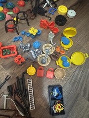 VTG Lot Play Mobile Figurines, Cowboys, Circus, Animal Figurines & Accessories