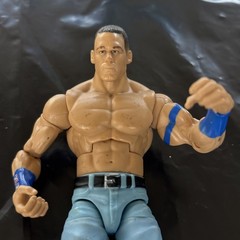 John Cena – Blue Arm Bands – Mattel – 2010 WWE Basic Series 1 – Loose Figure