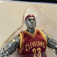 Jazware NBA Heroes Series 1 Lebron James Cleveland 6” Silver Action Figure