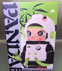 POPMART MEGA SPACE MOLLY 400% PANDA Limited Edition Collectible NEW Sealed
