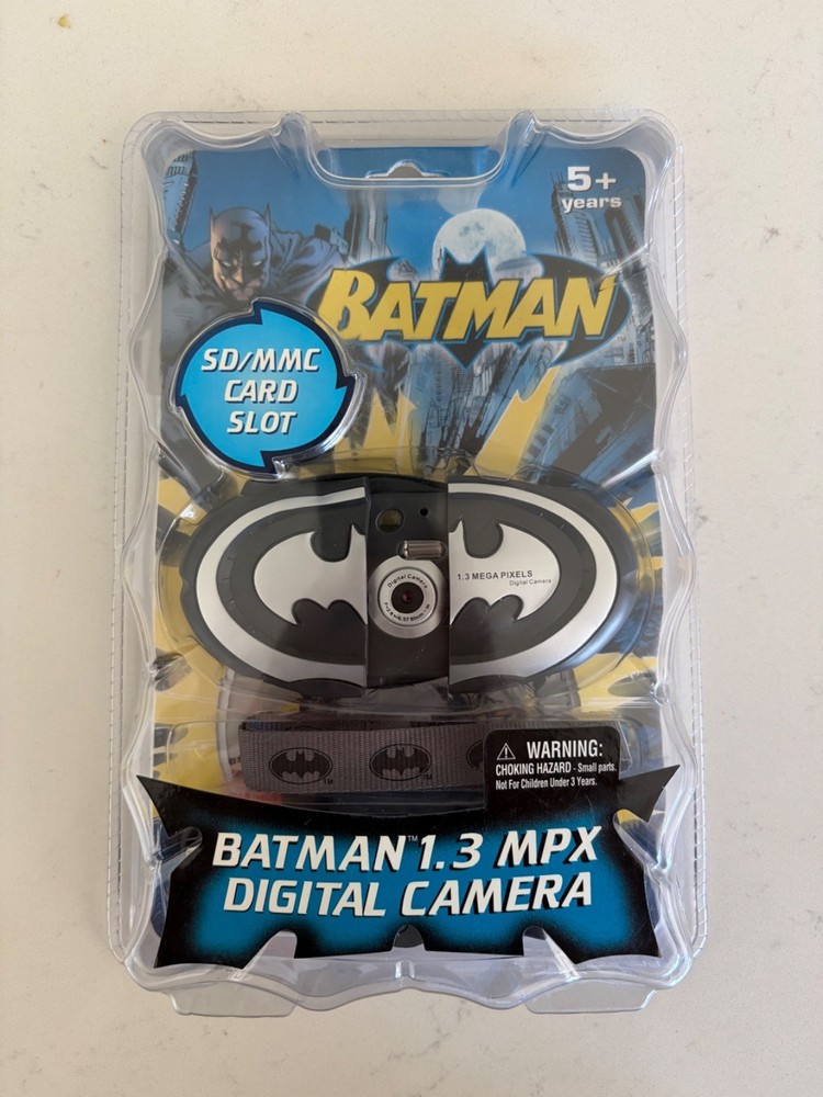 2005 BATMAN 1.3 MPX Digital Camera !! ~ JIM LEE SD/MMC ~ Kids Station Toys