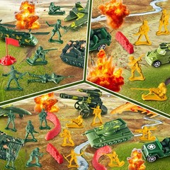 Military Toy Soldiers and Accessories Set – Perfect for Boys’ Birthday Surprises
