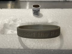 The Office Custom Michael Scott Dwight Bobble Lot, Dundee Award Rabid Wrist Band