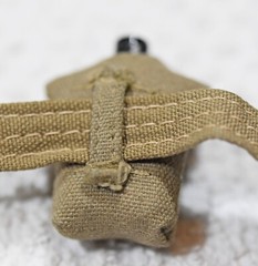 vintage 1960s G.I. Joe Canteen w/ Cover & Belt ~ 5-Star Snaps ~ EXCELLENT COND.