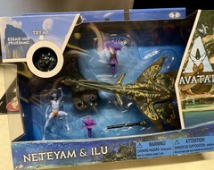 AVATAR WORLD OF PANDORA MCFARELANE TOYS NETEYAM& ILU MOUNTAIN BANSHEE LOT OF2NEW