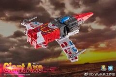 DrWu & Mechanic MS-37 MS-37D Giant Axe 14cm Transformation Broadside Figure Toys