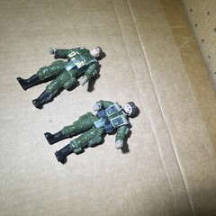 LOT OF 2-Chap Mei Army Military Soldier 4″ Tall Toy Action Figure