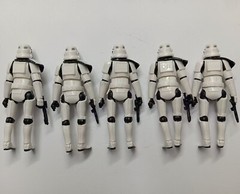 lot of 5 Hasbro Star Wars Stormtroopers action figure w gun 3.75″