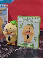 Upset Duck “Stop the Spiral” series. The specific figure shown is Banana Duck.