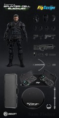 CCS FigScript Splinter Cell Sam Fisher 1/12 Action Figure In Stock