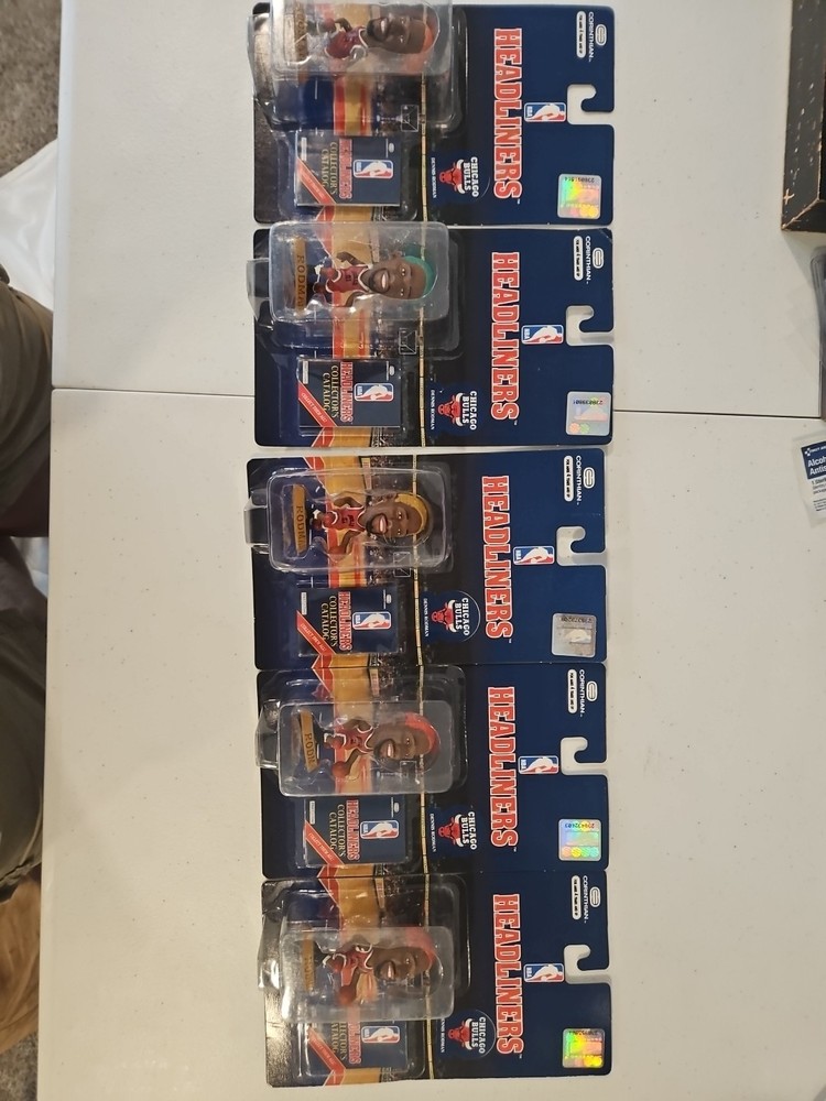 dennis rodman 5 headliners…haircolor 1 each orange,green, yellow, and 2 red