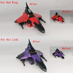 Tail Spoilers Upgrade Kit For Siege Thundercracker Starscream Upgrade Set
