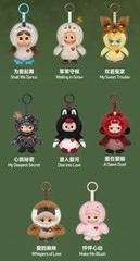 Dear Birds Series Vinyl Plush Pendant Red Dragon Figure Doll Cute Monster Toy
