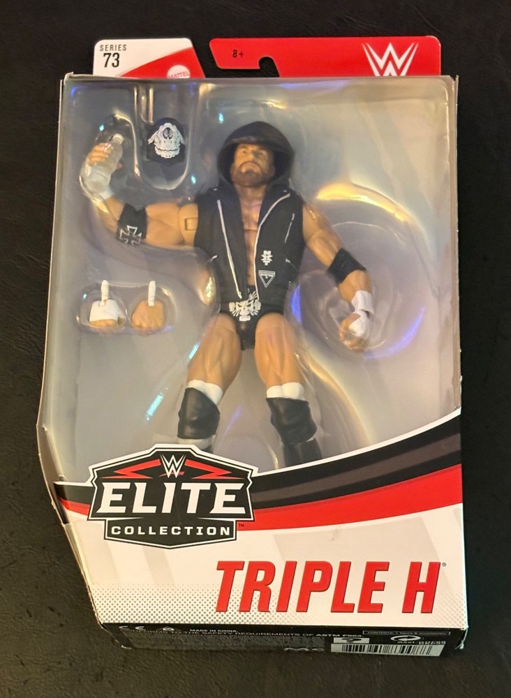 TRIPLE H hard to find WWE wrestling ELITE FIGURE ( Series 73 ) MATTEL hhh rare