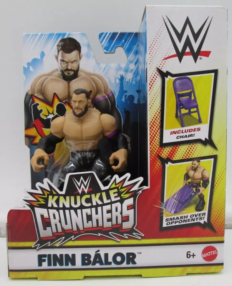 WWE Knuckle Crunchers Wave 4 Finn Balor 3″ Figure w/Chair H2