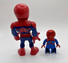 Spider-Man Figures Lot Of 2 Marvel Avengers 5 inches and 2 1/2 inches