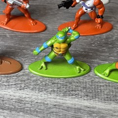 Jada Toys Nano Metalfigs Teenage Mutant Ninja Turtles Lot Of 17 TMNT Light Wear