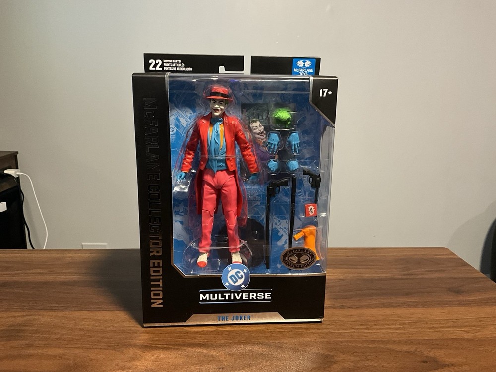 McFarlane DC Multiverse THE JOKER Figure Collectors Edition Batman 1989 PLATINUM