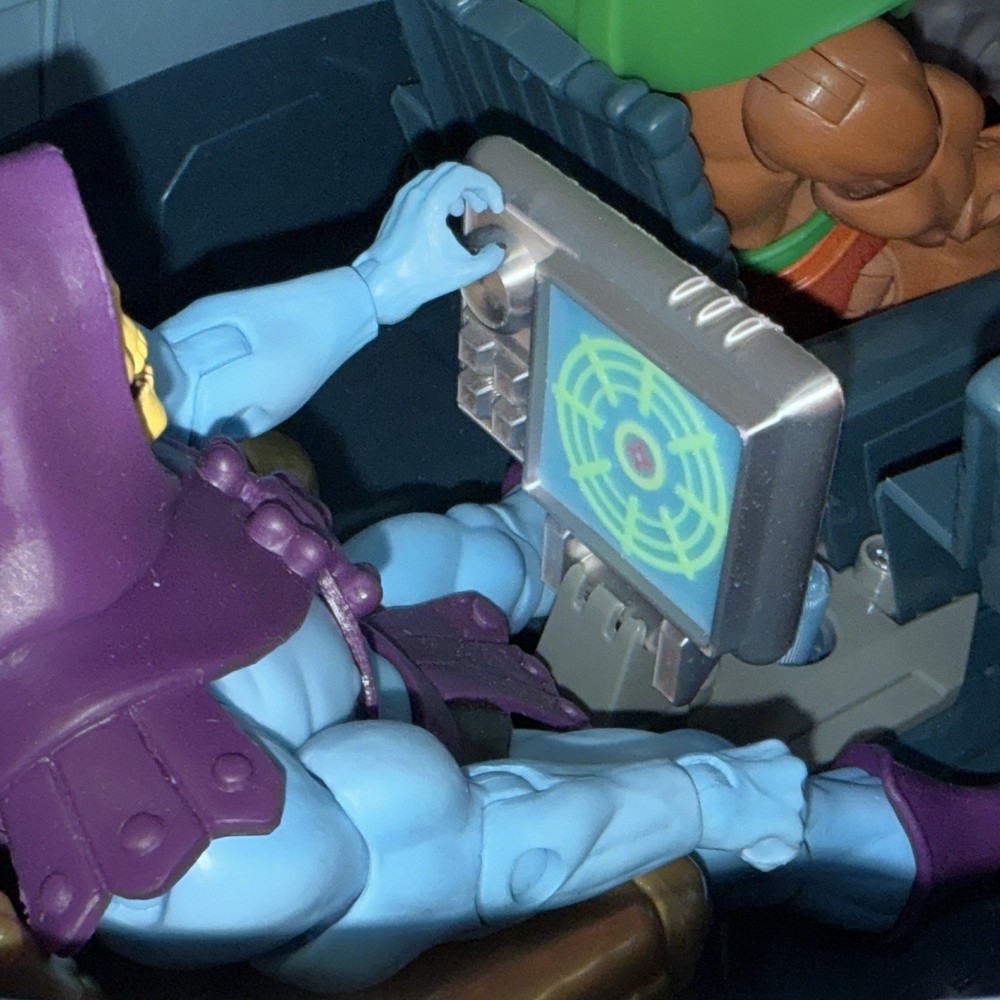 Custom Glow-in-the-Dark targeting computer for Origins Collector Vehicle