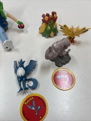 Pokemon Figure Lot Ash Ketchum Pikachu Hoothoot Articuno Zapdos Bellossom Onix